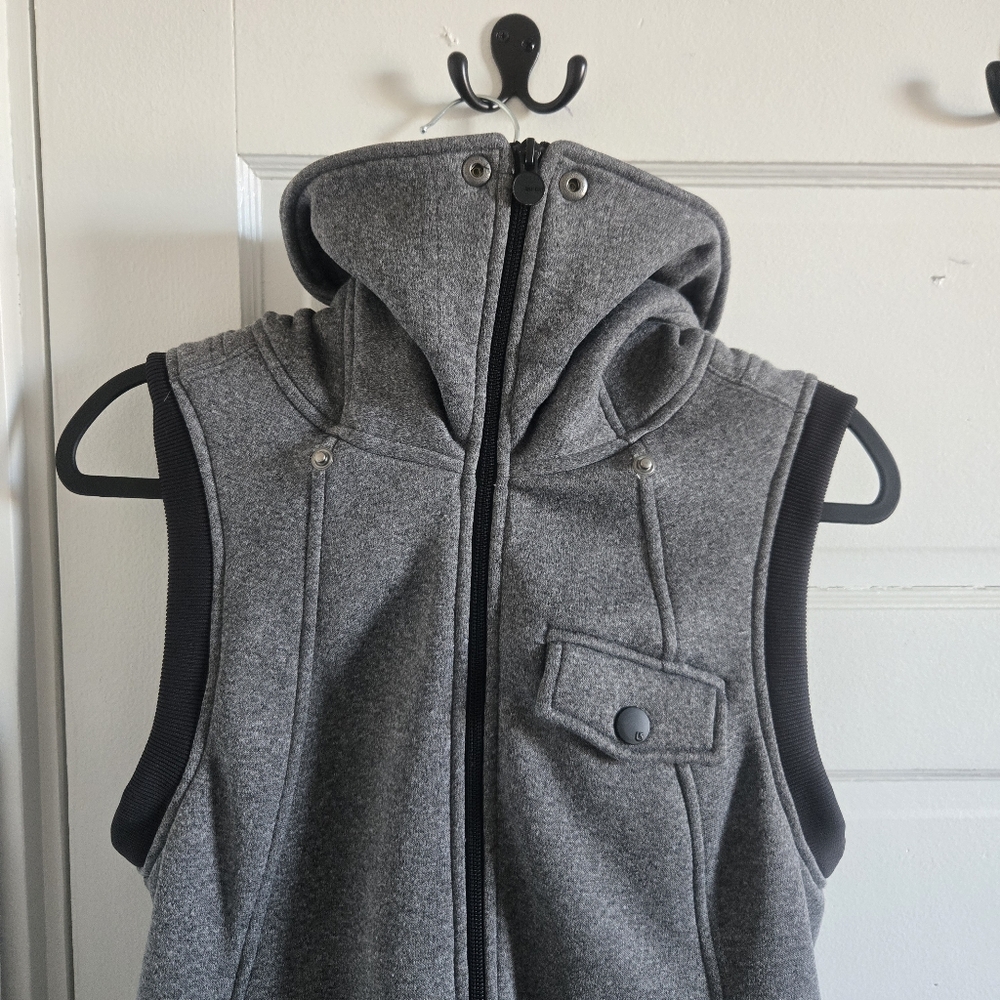 Burton - Womens Dryride Grey Large Hooded vest - Picture 11 of 12